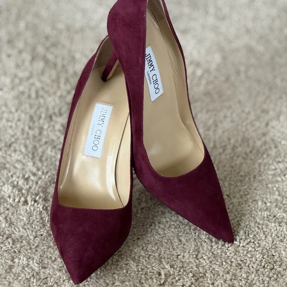 Jimmy Choo | Shoes | Jimmy Choo Agnes Bordeaux Suede Stiletto
